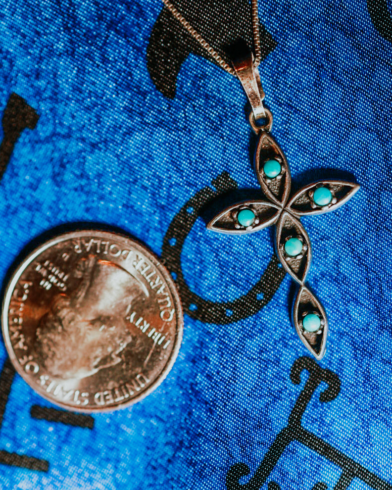 Turquoise Cross - Smokin' Blues Turquoise