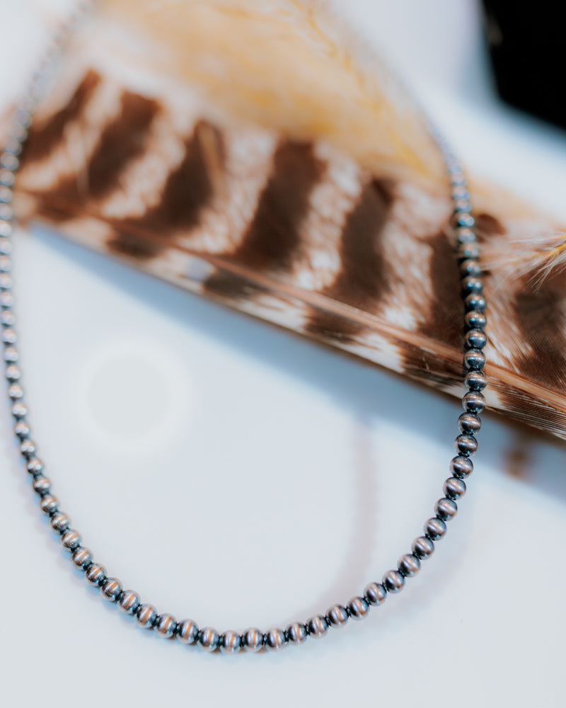 Navajo Pearl Necklace - 4MM 16"