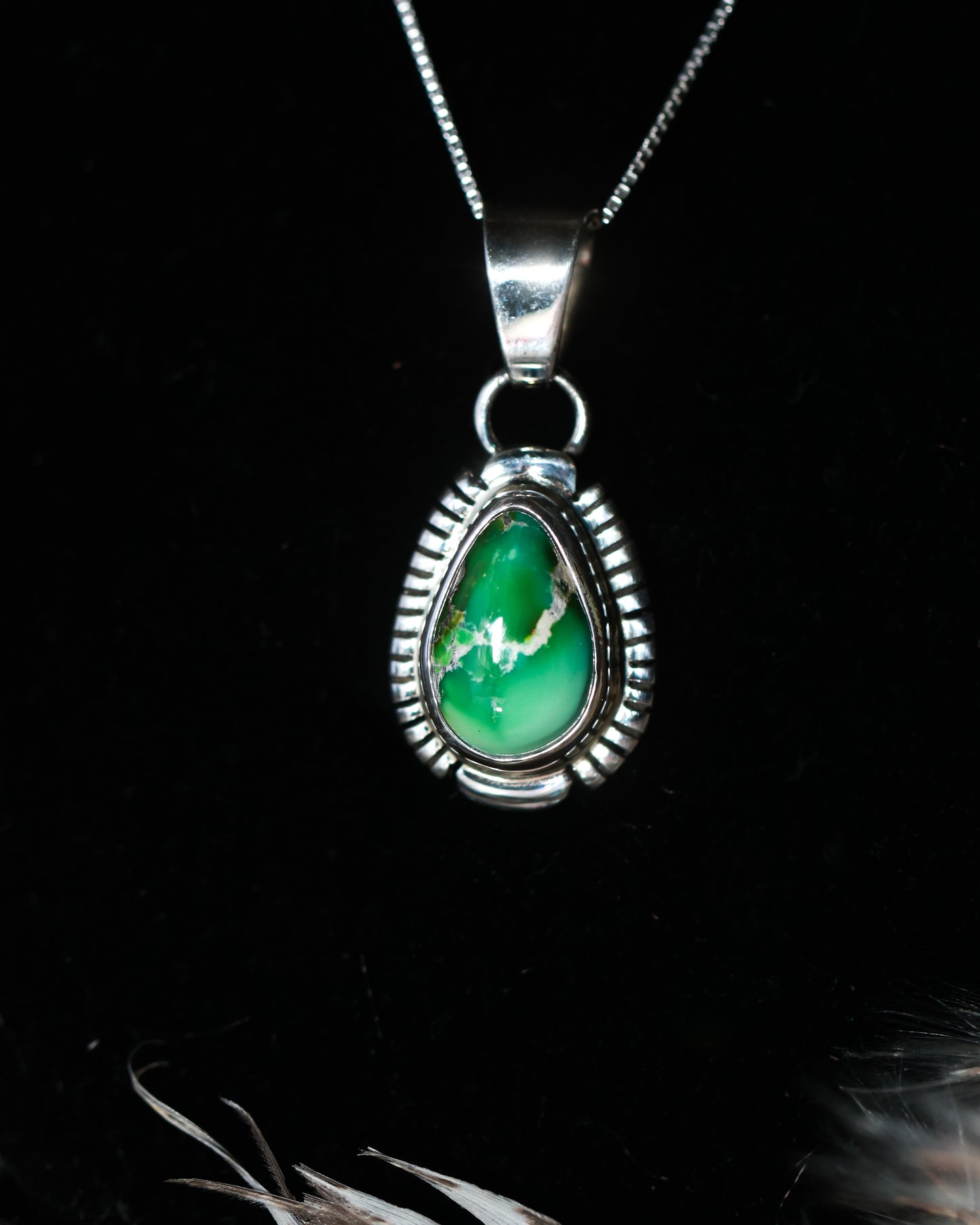 Turquoise Necklace - Smokin' Blues Turquoise