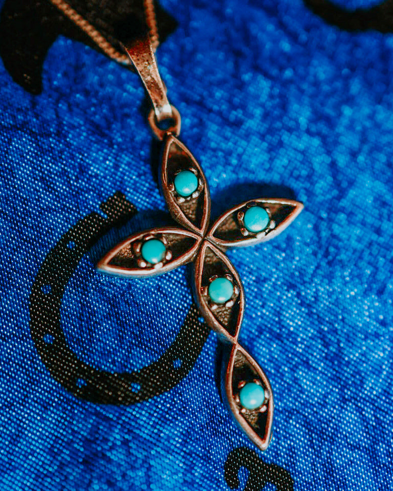 Turquoise Cross - Smokin' Blues Turquoise