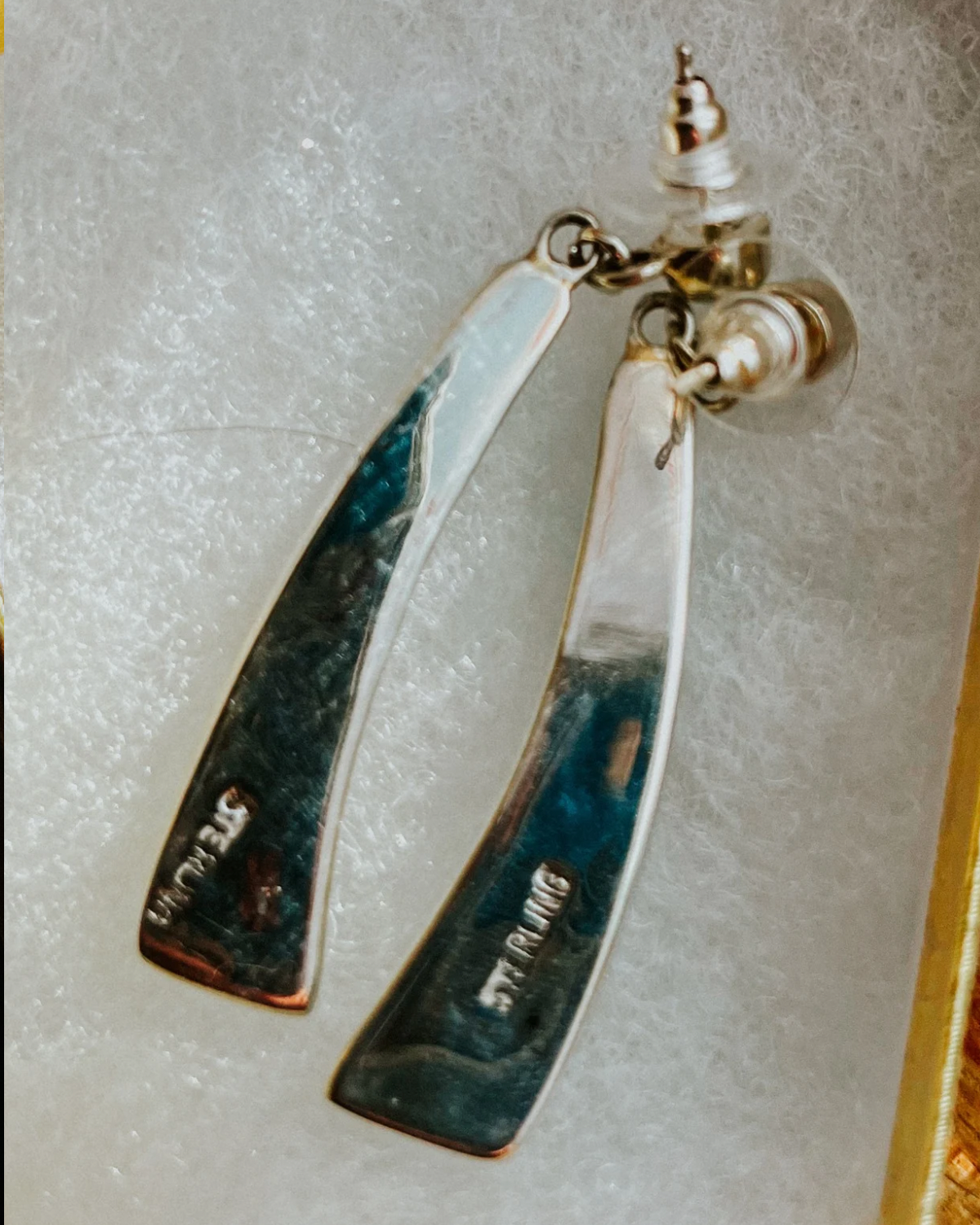 Turquoise & Opal Earrings - Smokin' Blues Turquoise