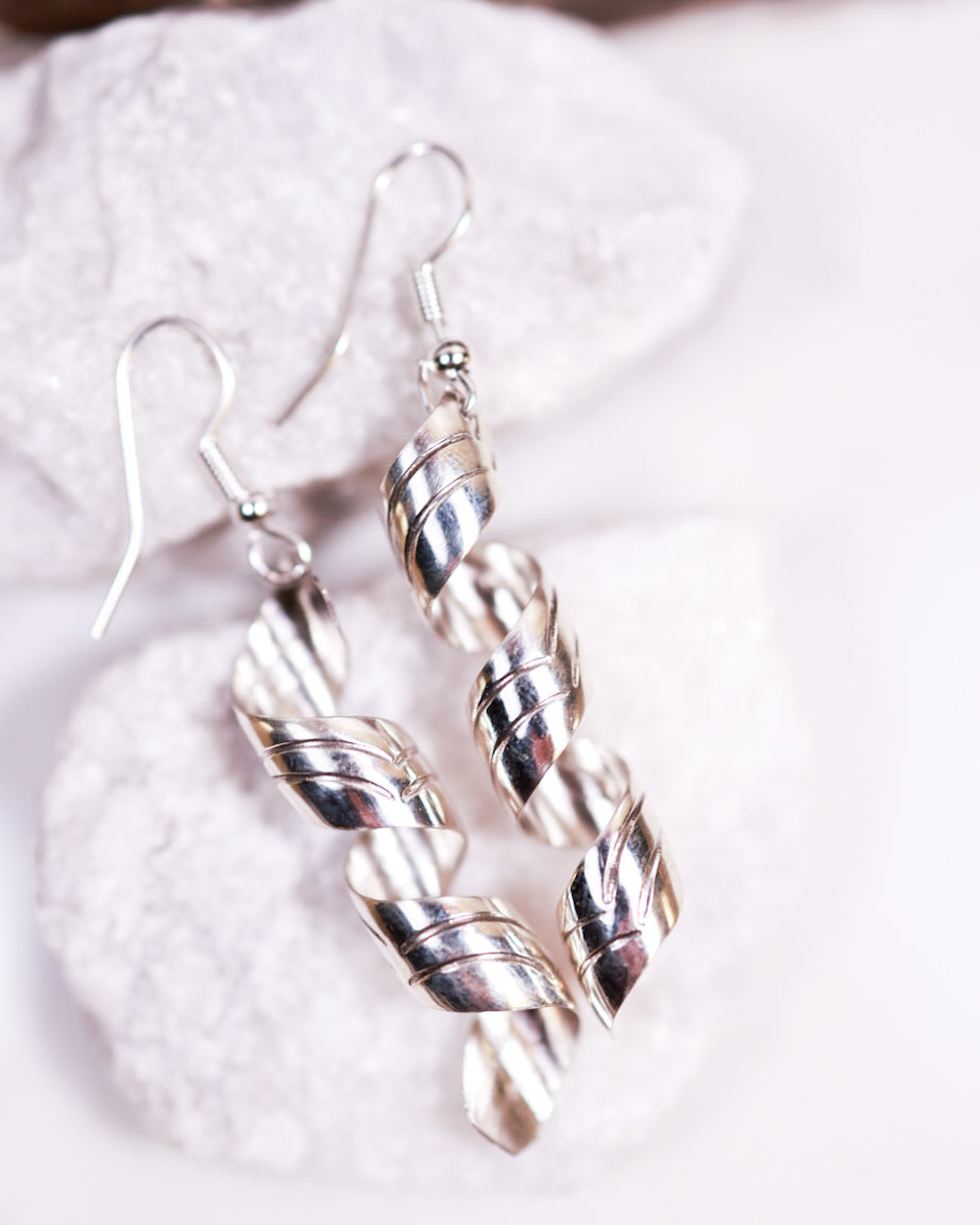 Sterling Twist Earrings