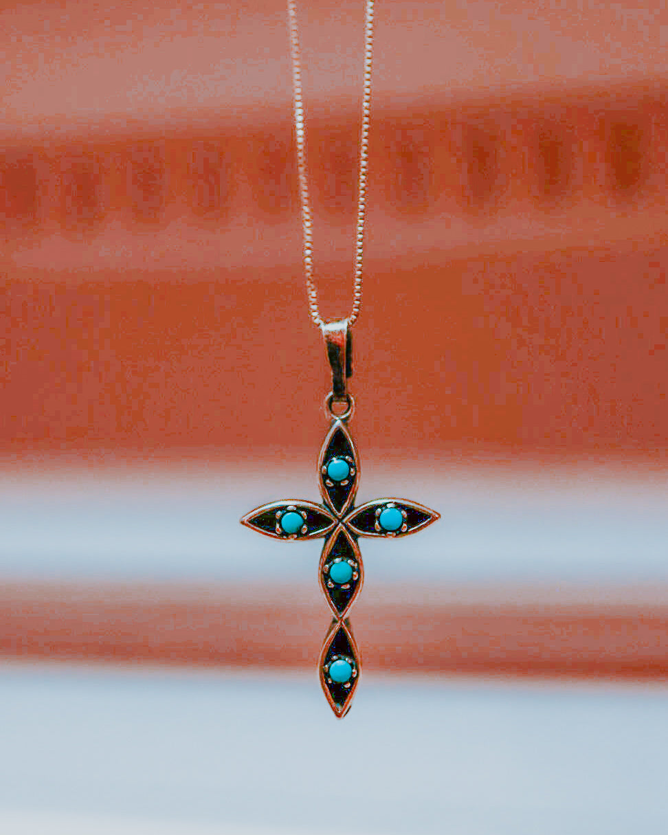 Turquoise Cross - Smokin' Blues Turquoise