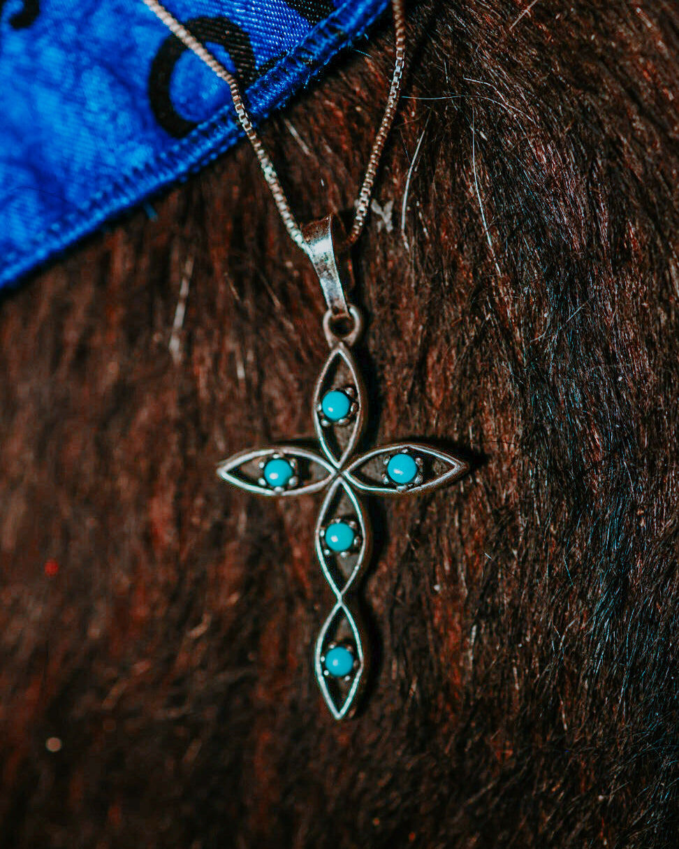 Turquoise Cross - Smokin' Blues Turquoise