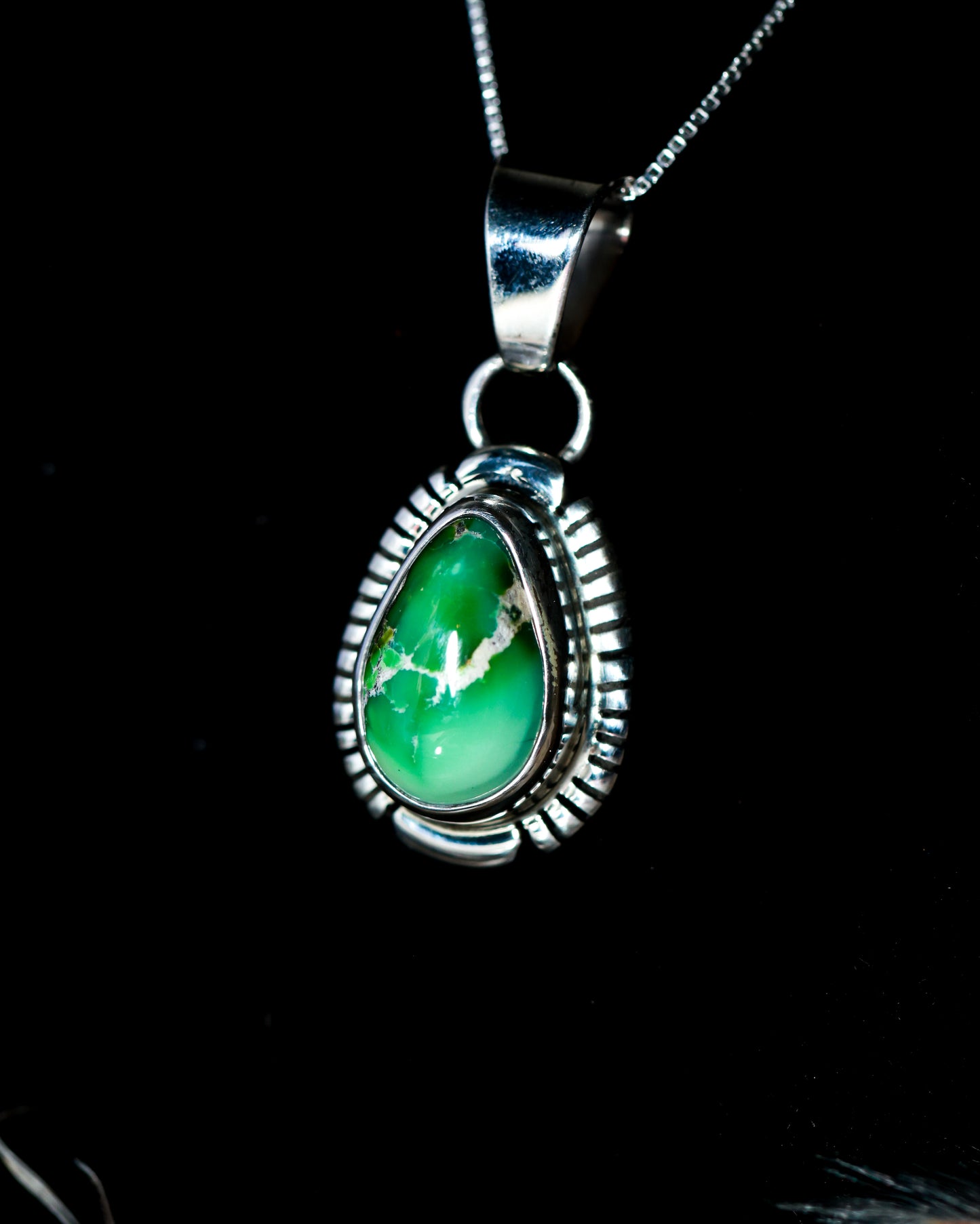 Turquoise Necklace - Smokin' Blues Turquoise