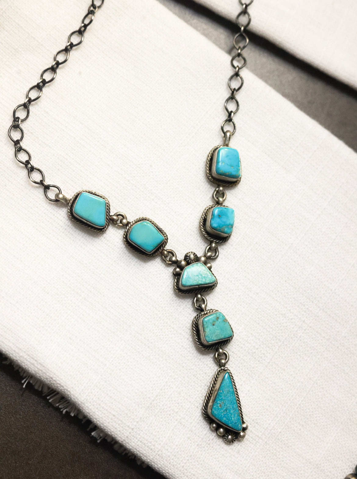 Authentic Turquoise Necklace & Earrings Set