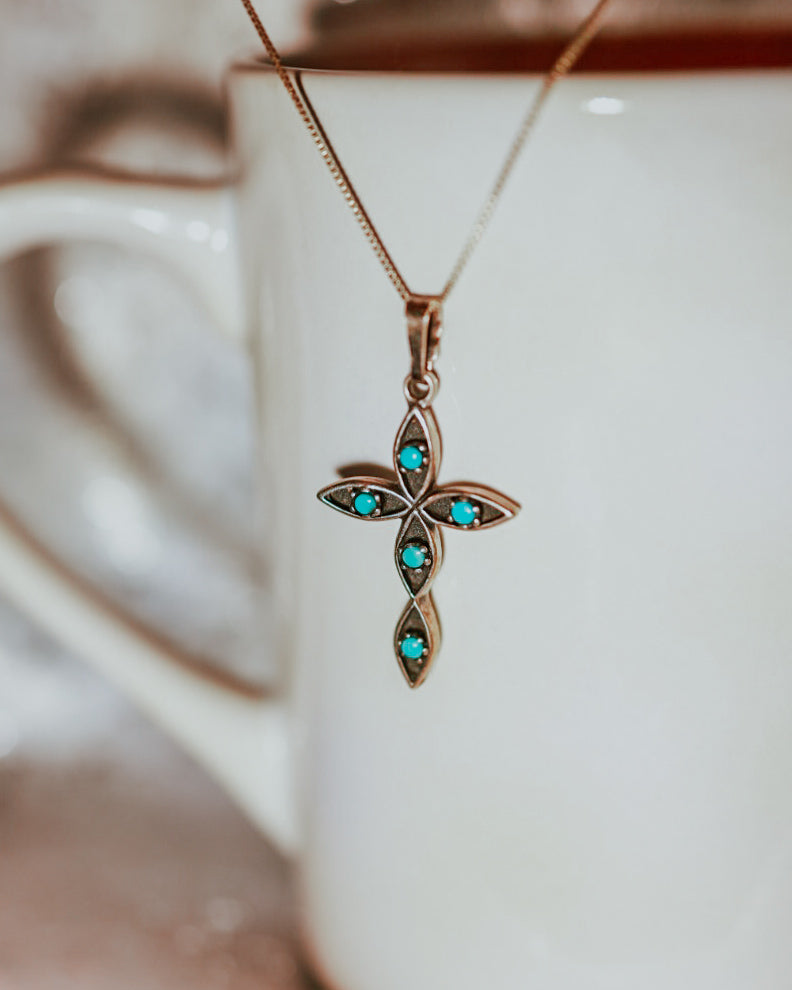 Turquoise Cross - Smokin' Blues Turquoise