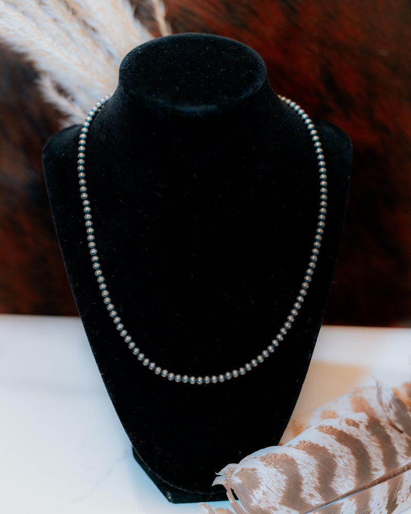 Navajo Pearl Necklace - 4MM 20"