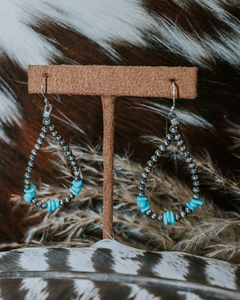 Navajo Pearl Earrings