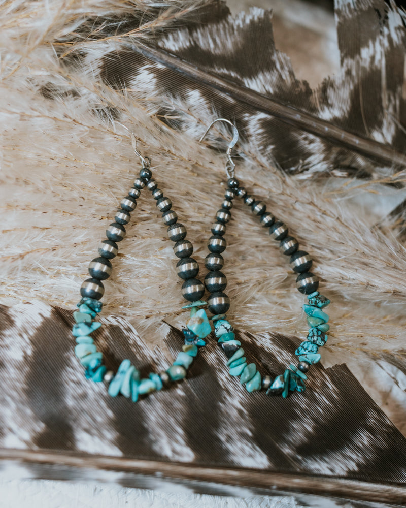 Navajo Pearl Earrings