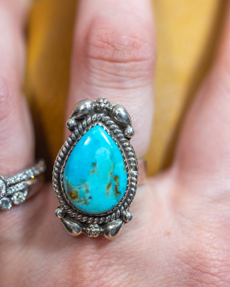 Turquoise Ring Adjustable