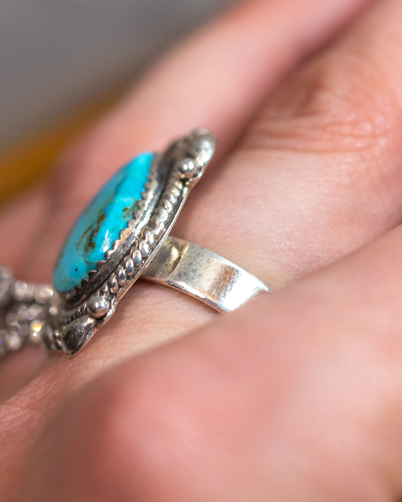Turquoise Ring Adjustable