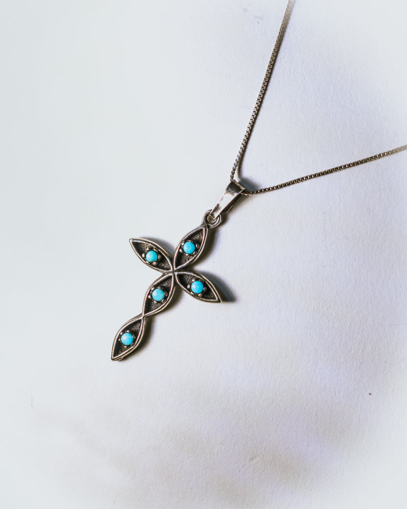 Turquoise Cross - Smokin' Blues Turquoise