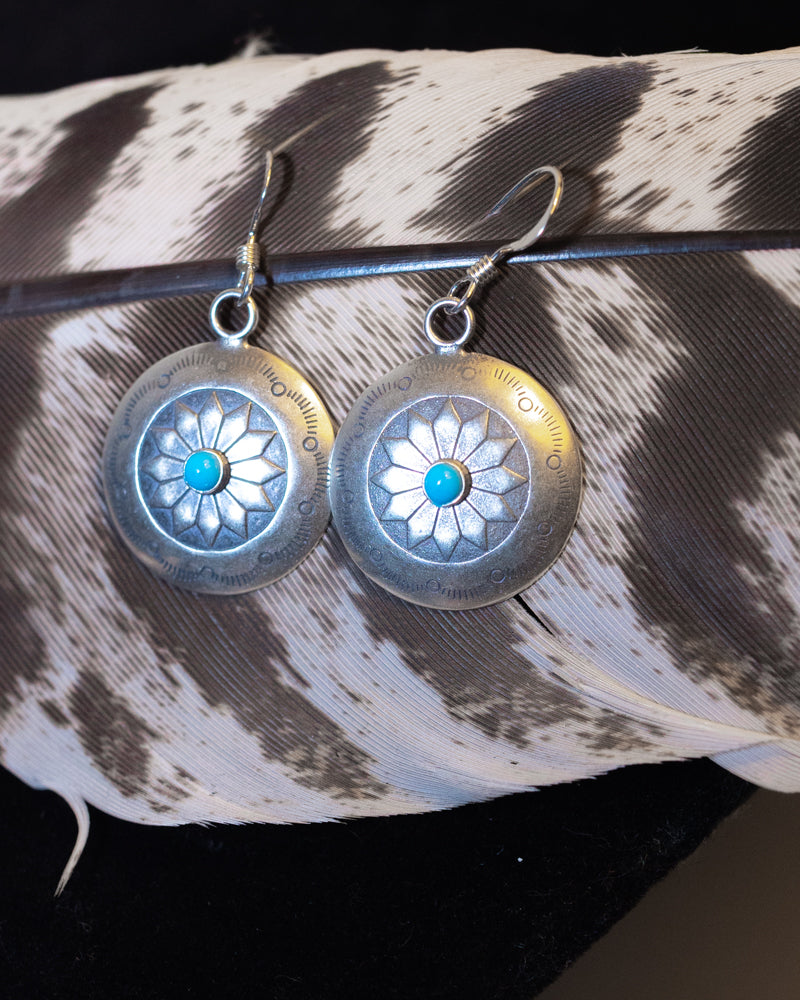 Sterling Silver Turquoise Earrings