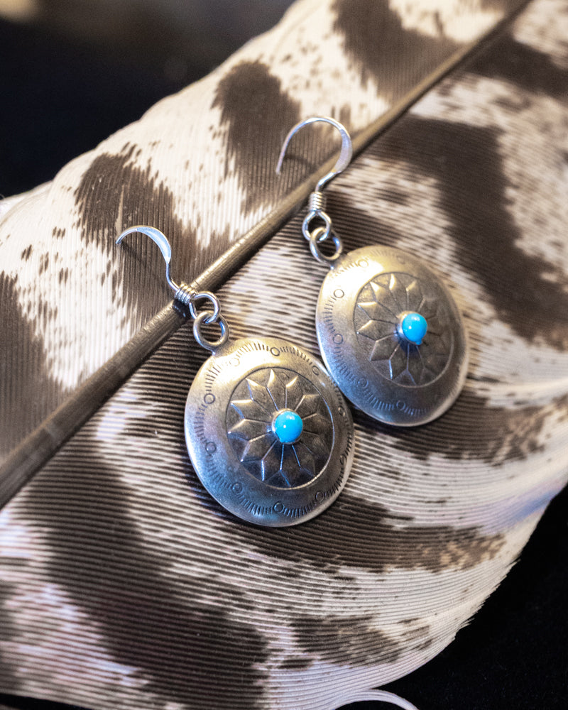 Sterling Silver Turquoise Earrings