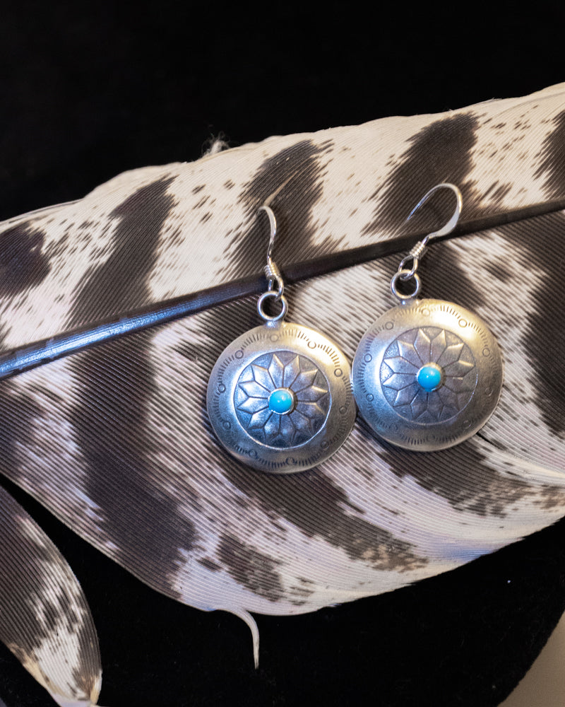 Sterling Silver Turquoise Earrings