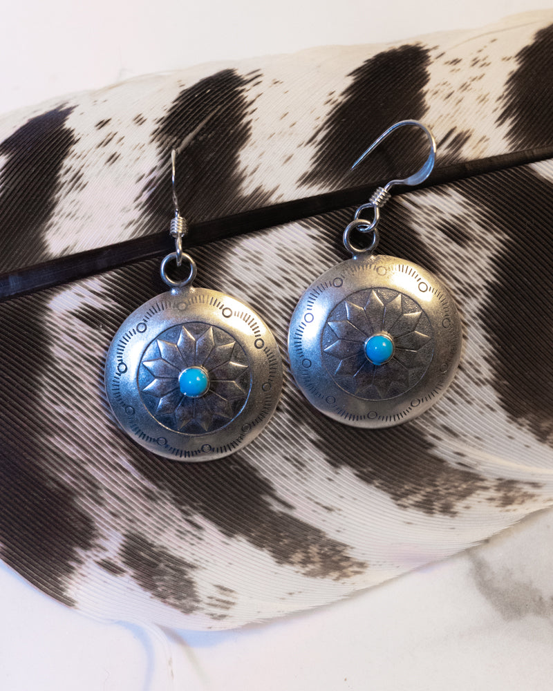 Sterling Silver Turquoise Earrings