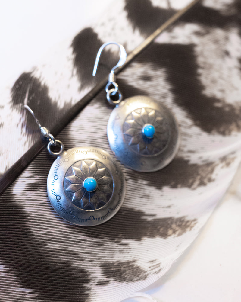Sterling Silver Turquoise Earrings