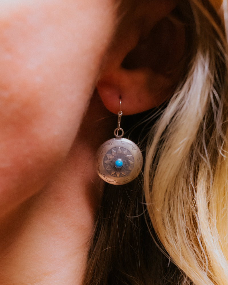 Sterling Silver Turquoise Earrings