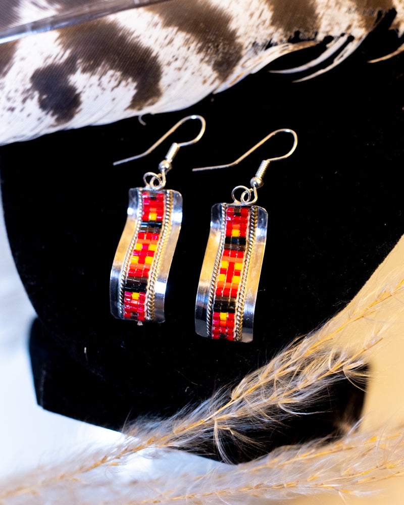 Navajo Bead Earrings