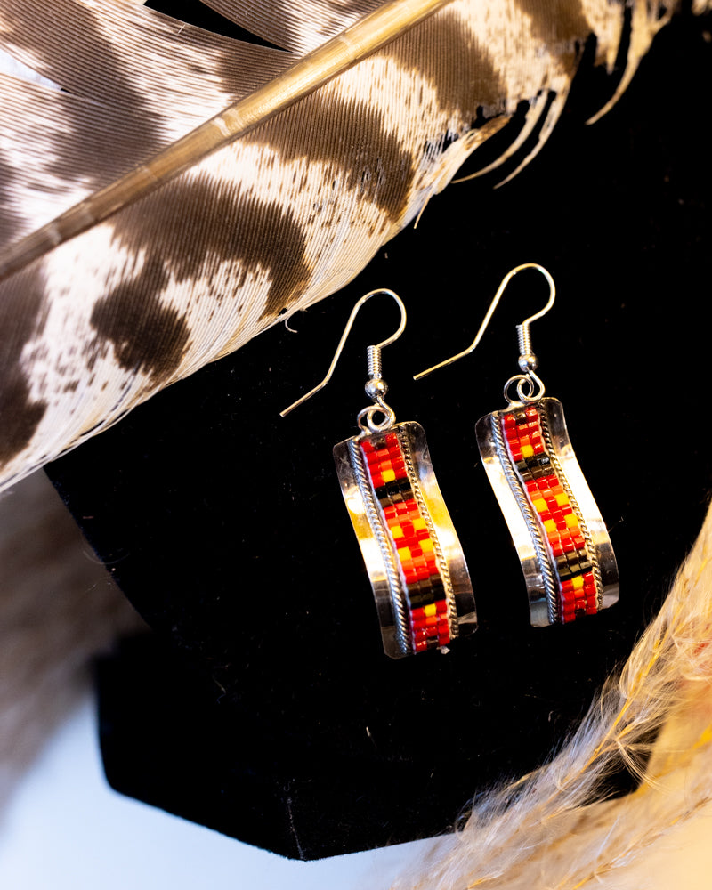 Navajo Bead Earrings