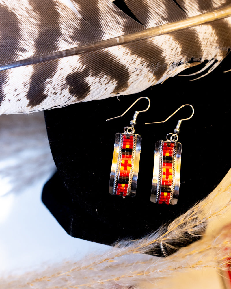 Navajo Bead Earrings