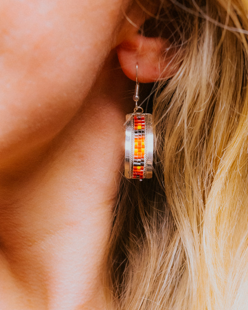 Navajo Bead Earrings