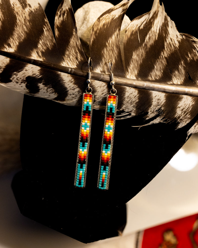 Navajo Bead Earrings