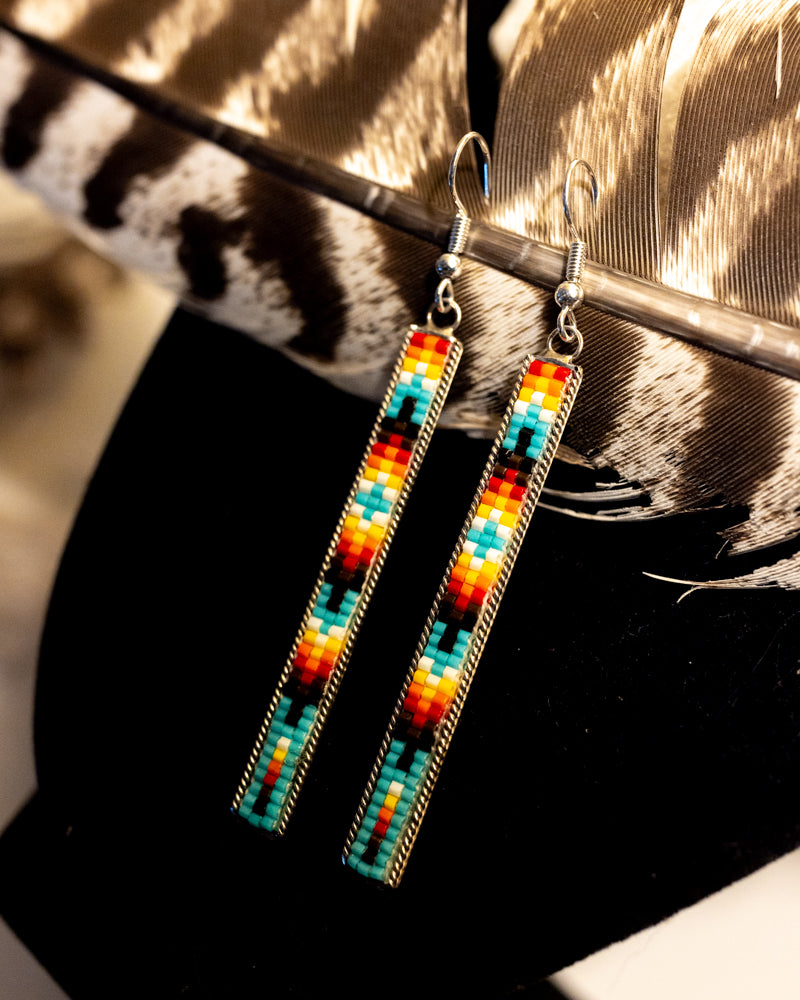 Navajo Bead Earrings