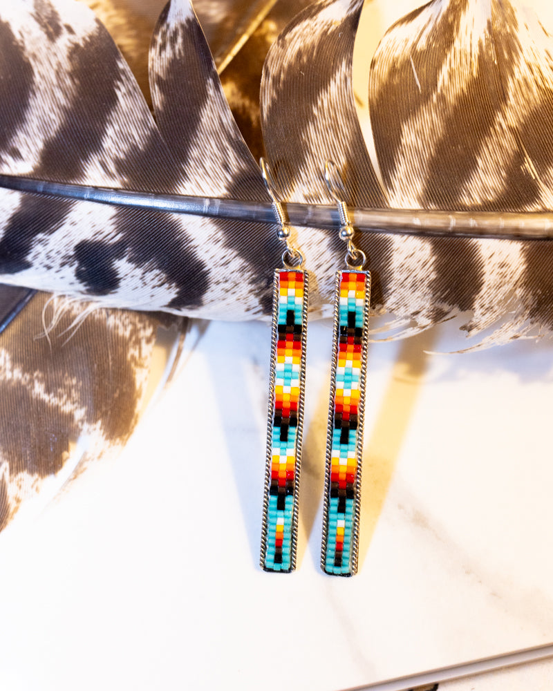 Navajo Bead Earrings