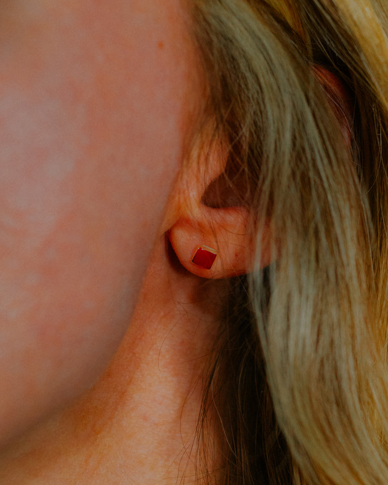 Coral Earrings