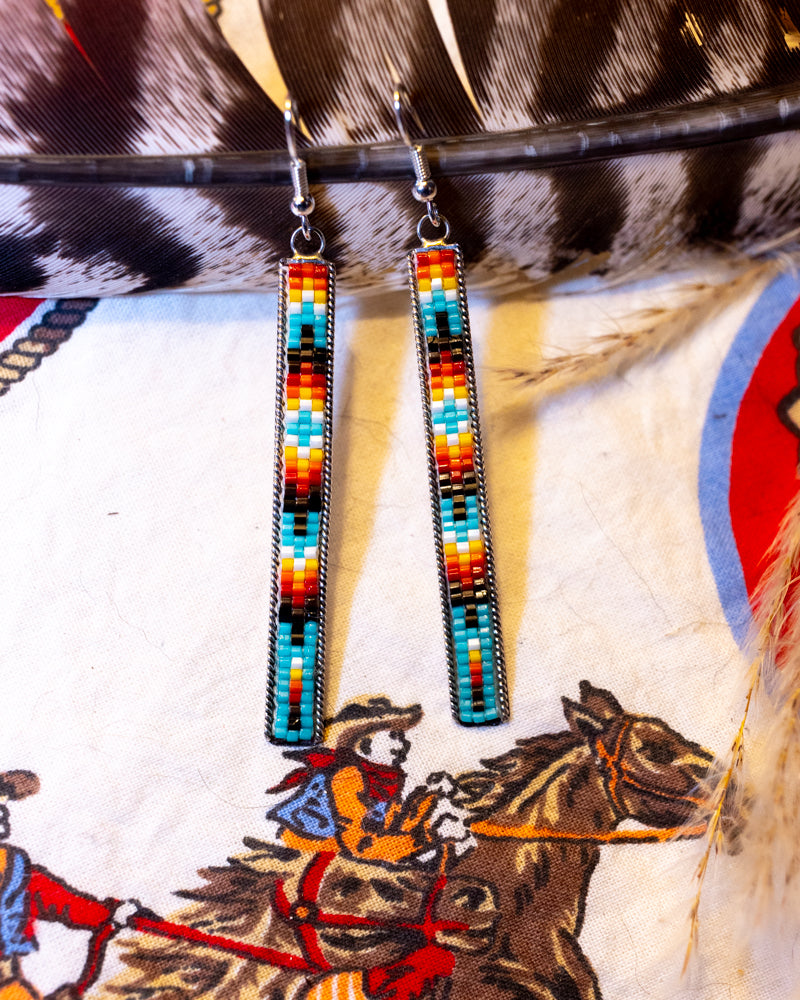 Navajo Bead Earrings