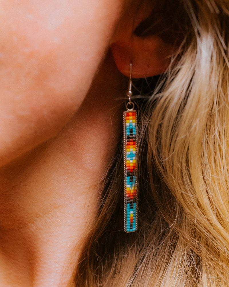 Navajo Bead Earrings