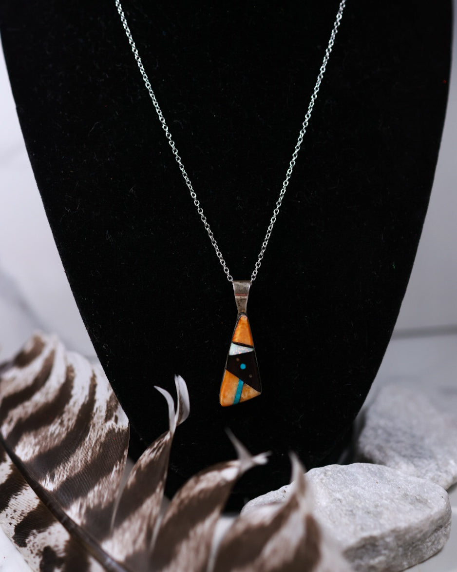 Zuni Inlay Pendant