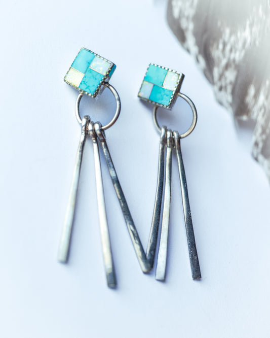 Turquoise Post Earrings