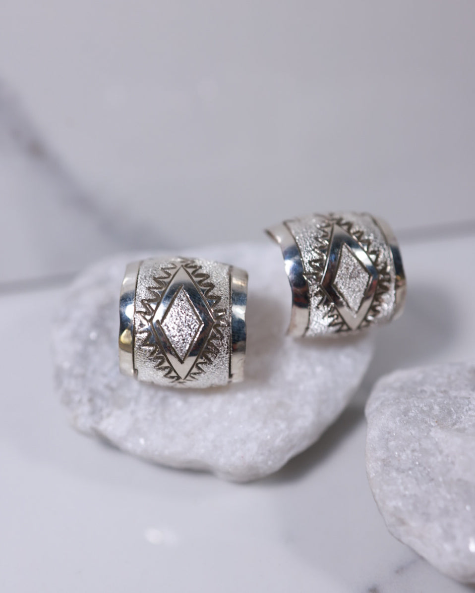 Sterling Silver Hoop Earrings