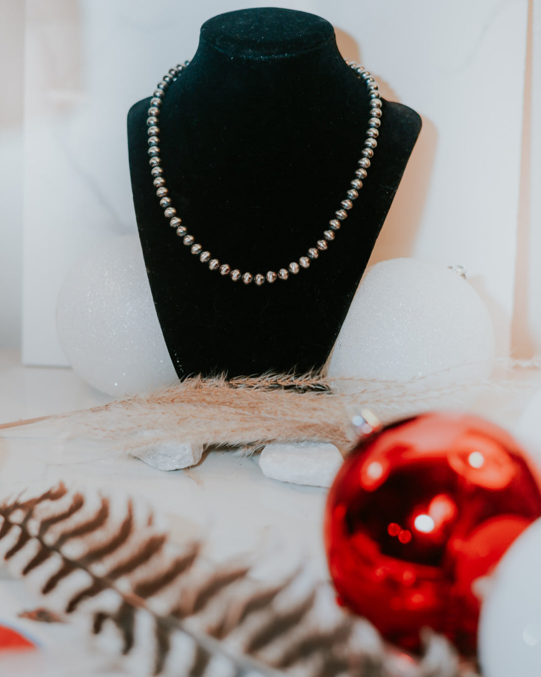 Navajo Pearl Necklace - 8MM 18”