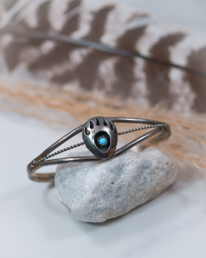 Turquoise Cuff - Smokin' Blues Turquoise