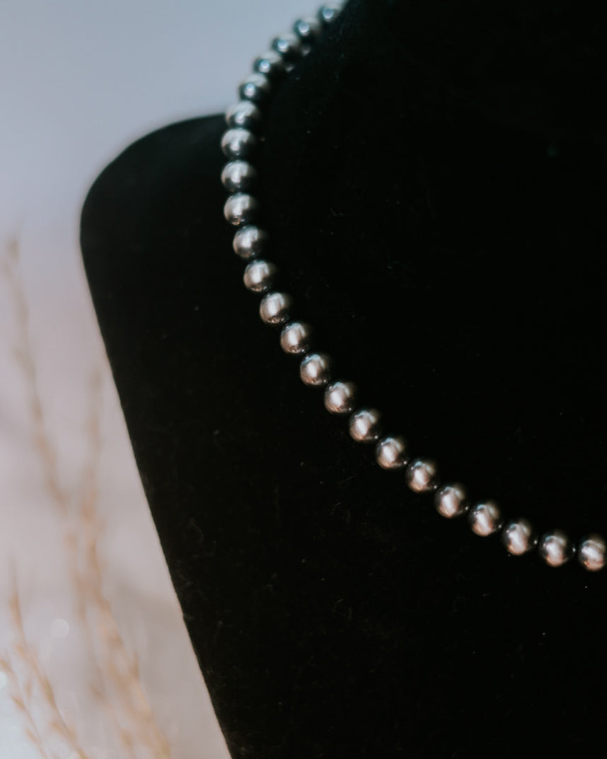 Navajo Pearl Necklace - 6MM 14”