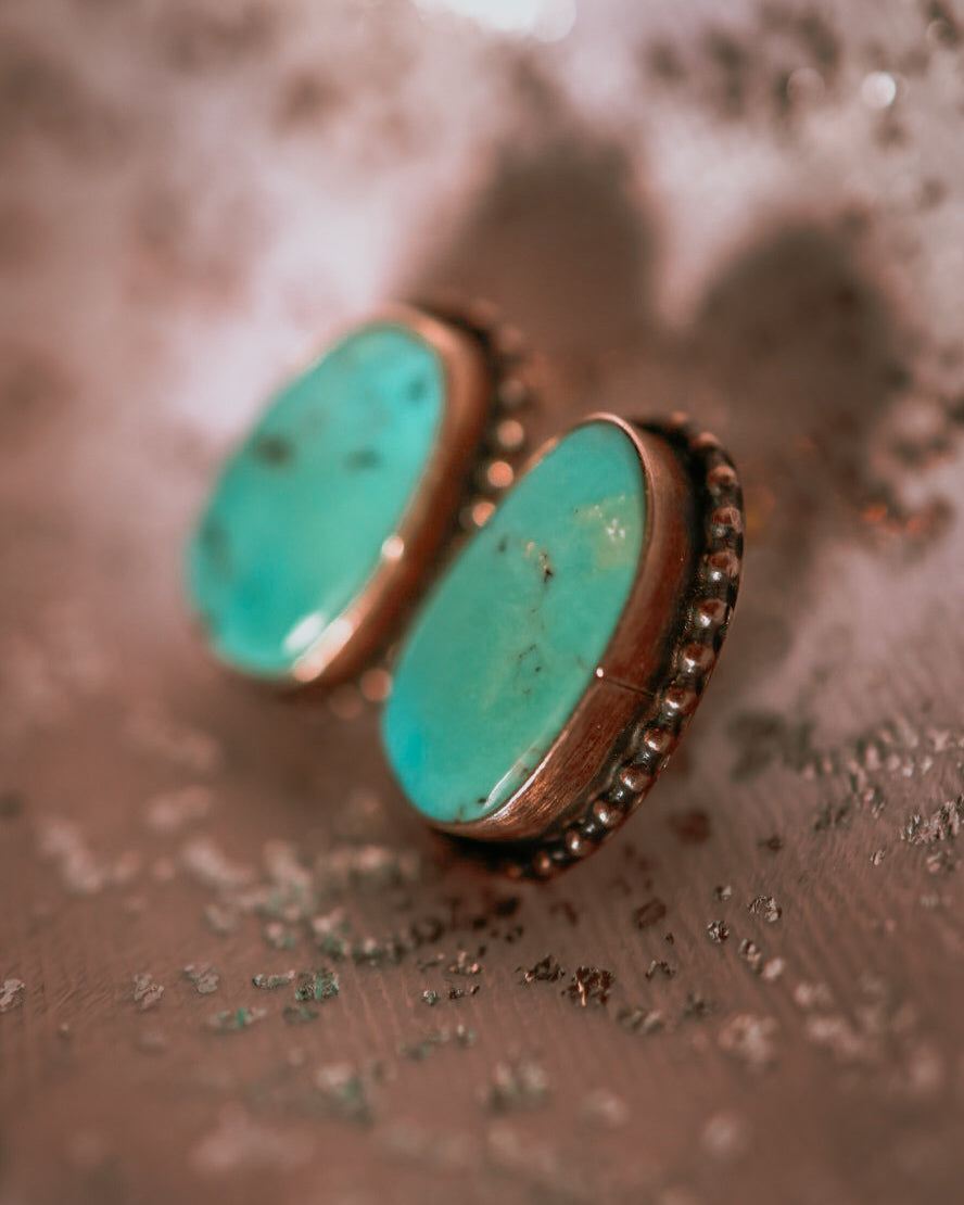 Turquoise Post Earrings