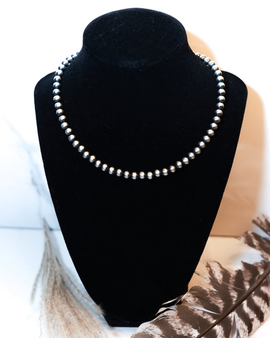 Navajo Pearl Necklace - 6MM 16”