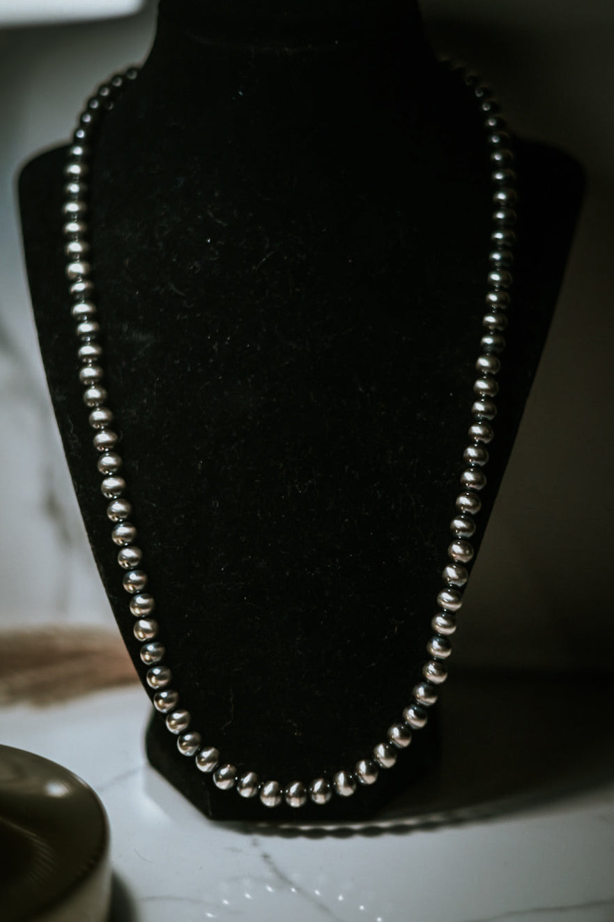 Navajo Pearl Necklace - 8MM 24”