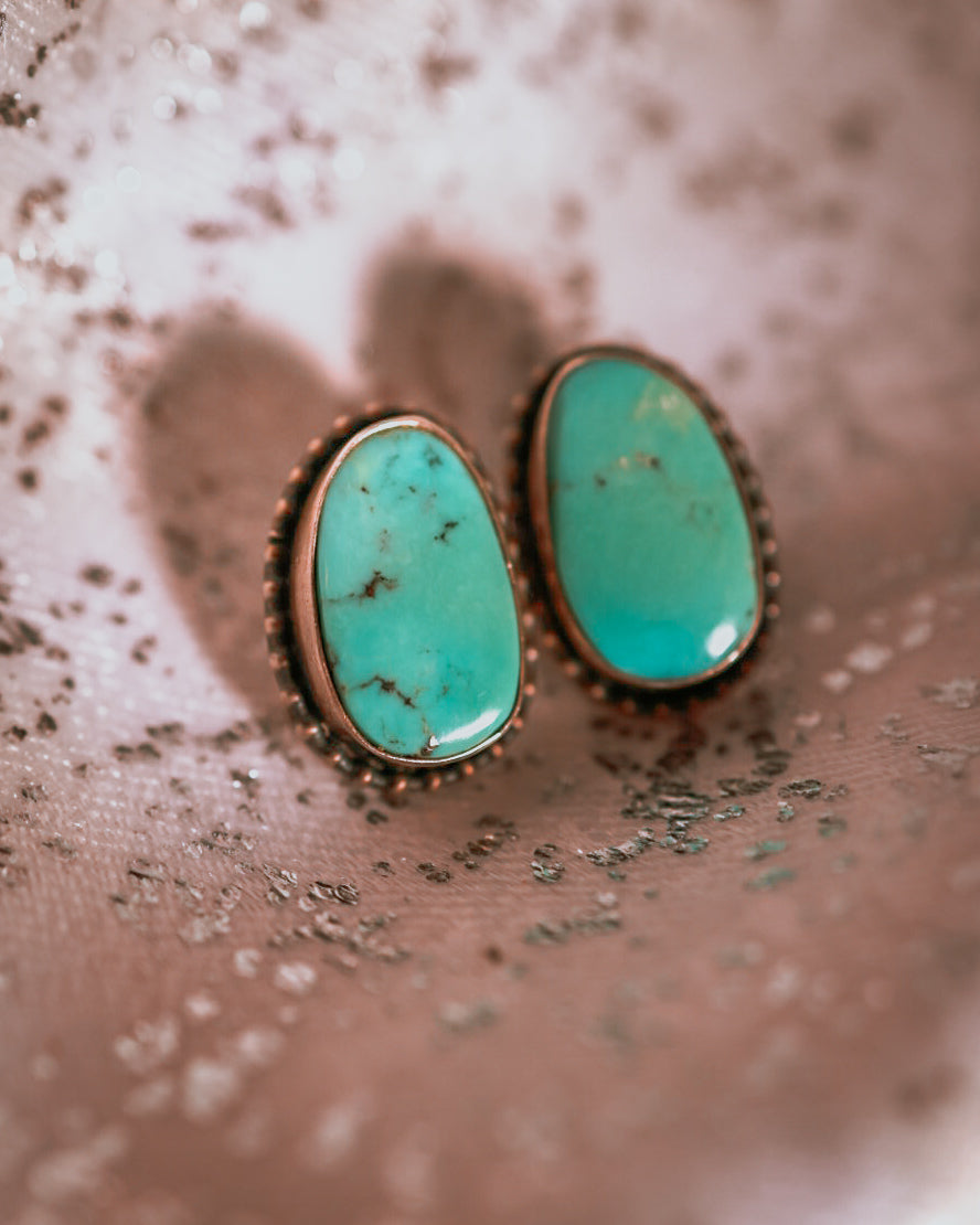 Turquoise Post Earrings