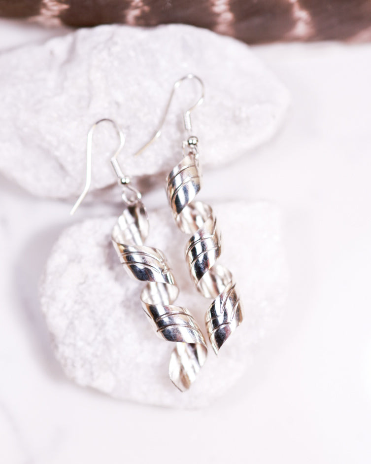 Sterling Twist Earrings