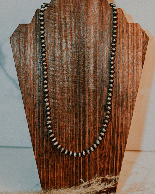 Navajo Pearl Necklace - 8MM 24”