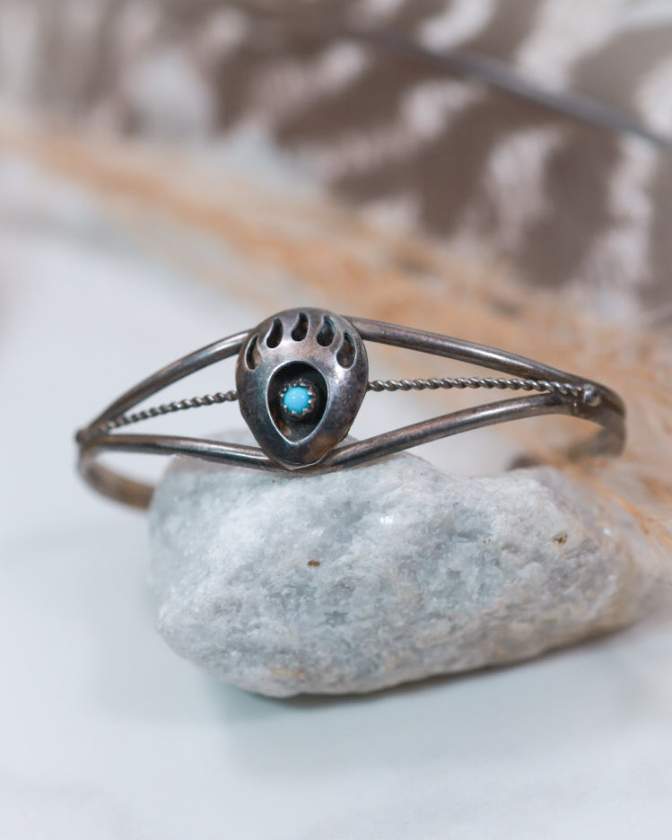 Turquoise Cuff - Smokin' Blues Turquoise