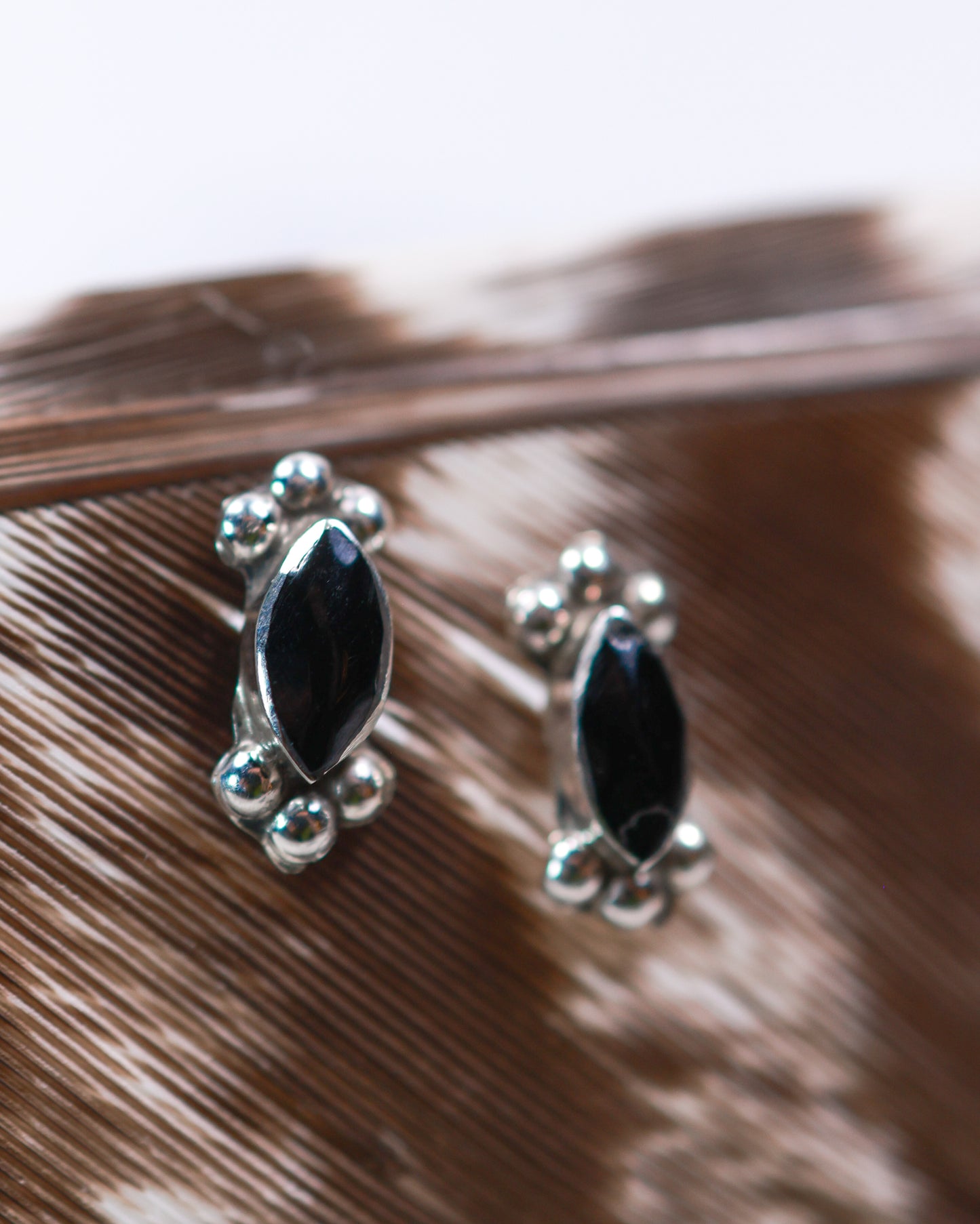 Black Onyx Earrings
