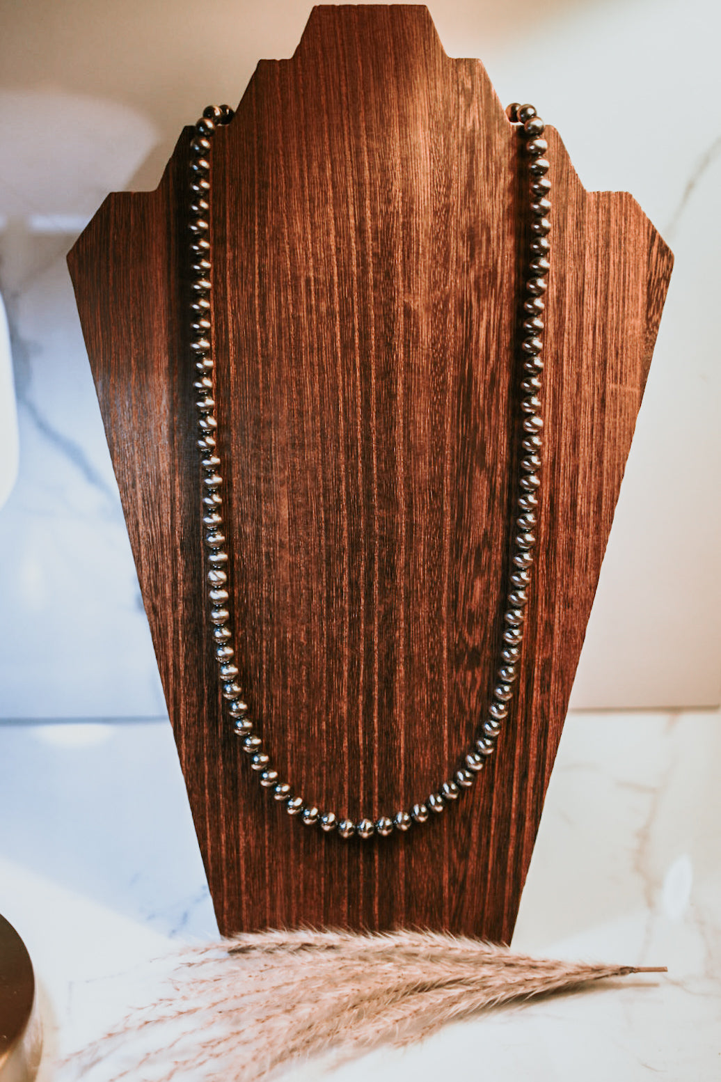 Navajo Pearl Necklace - 8MM 26”