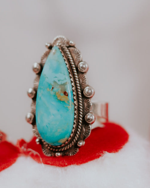 Turquoise Ring Adjustable