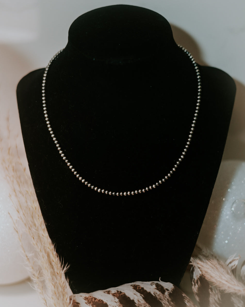 Navajo Pearl Necklace - 3MM 16”